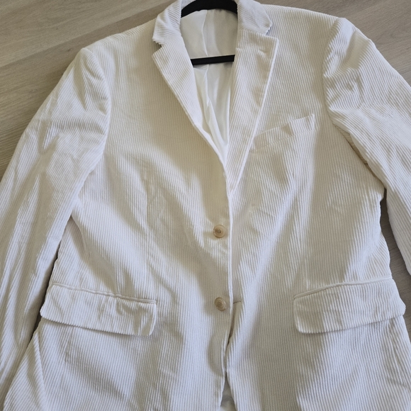 Tommy hilfiger White velvet Blazer - Picture 2 of 8